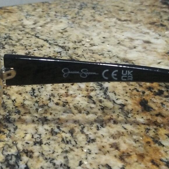 Jessica Simpson Oversized Sunglasses Black, Chrome J5234 OX - IOJSOP0927-R - Picture 8 of 10